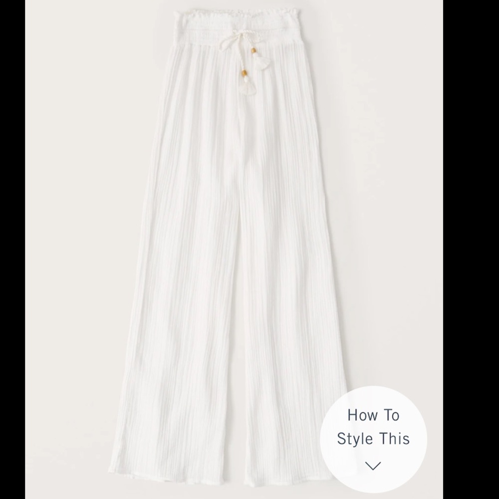 ABERCROMBIE &  FITCH wide leg beach pants